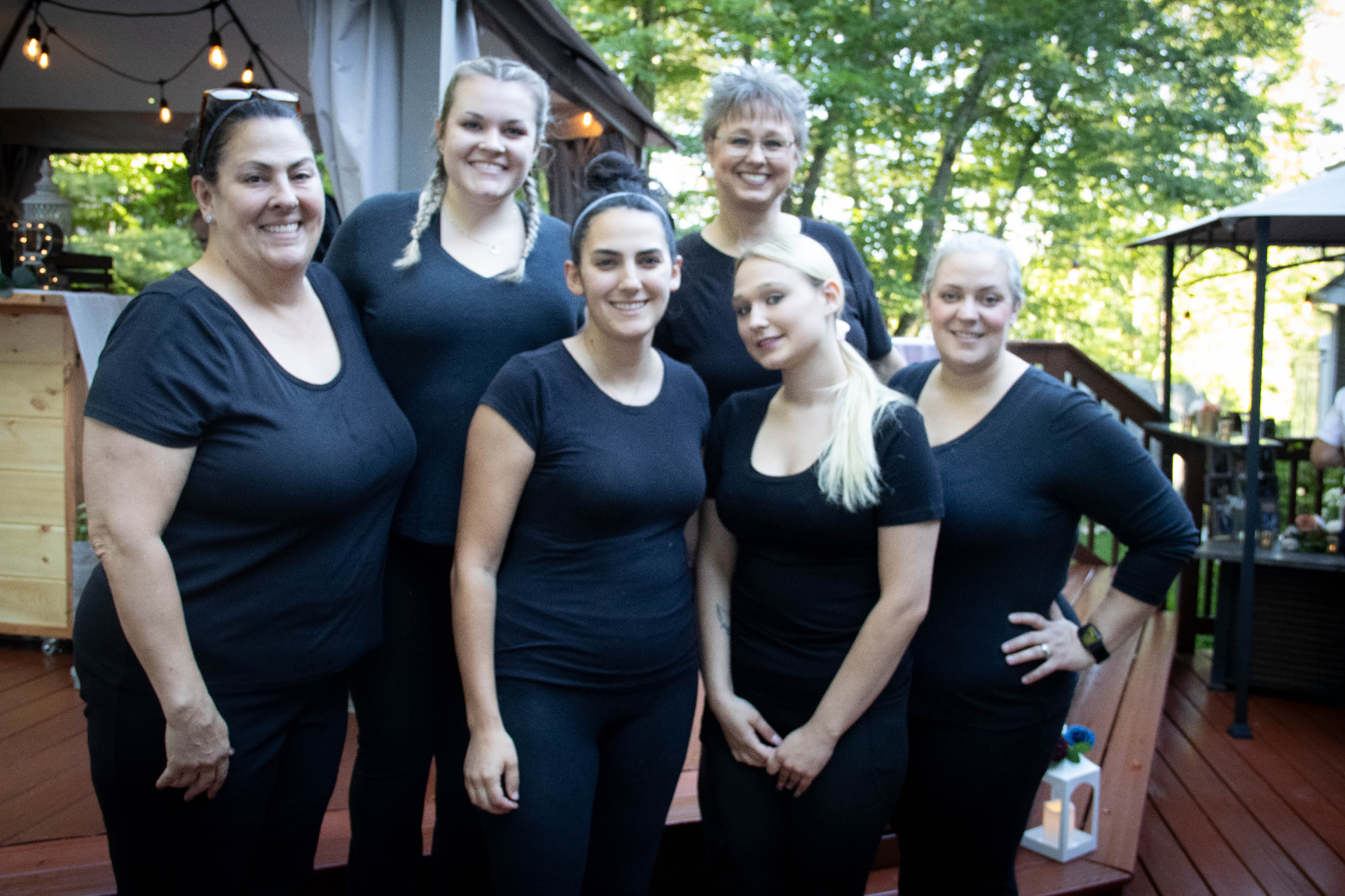 The Taste of Home Catering service team at an event